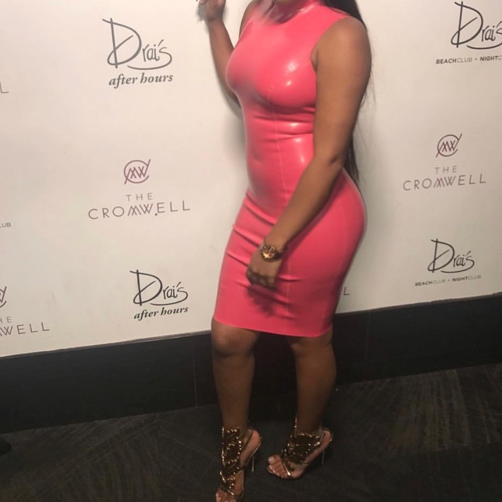 House of CB Latex bodycon dress